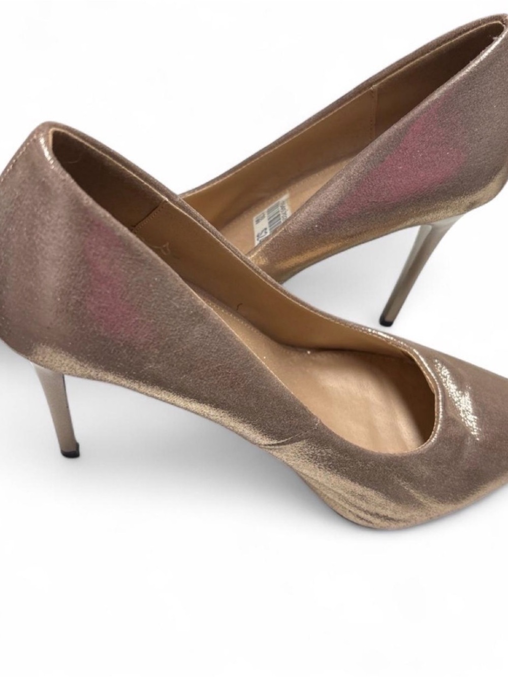 Women's Metallic Gold High Heel Pumps